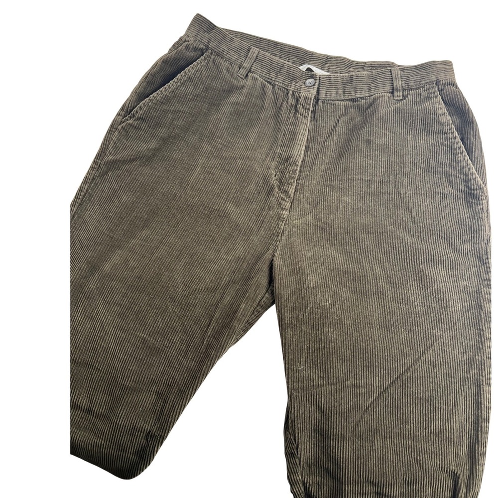 Woolrich Corduroy Pants Women's 12 Brown Straight Leg 100% Cotton‎ 1964